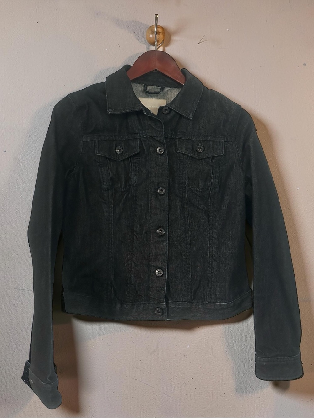 Banana Republic Black Denim Jacket